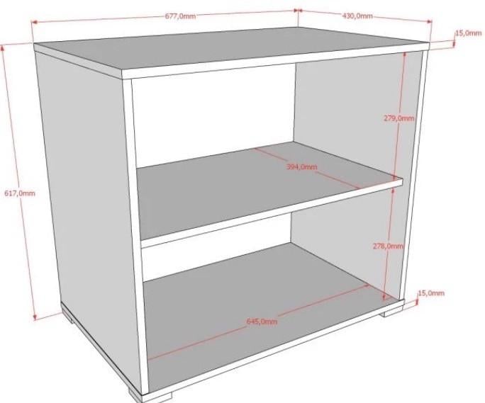 Halfhoogslaper met bureau en bijbehorende kastjes