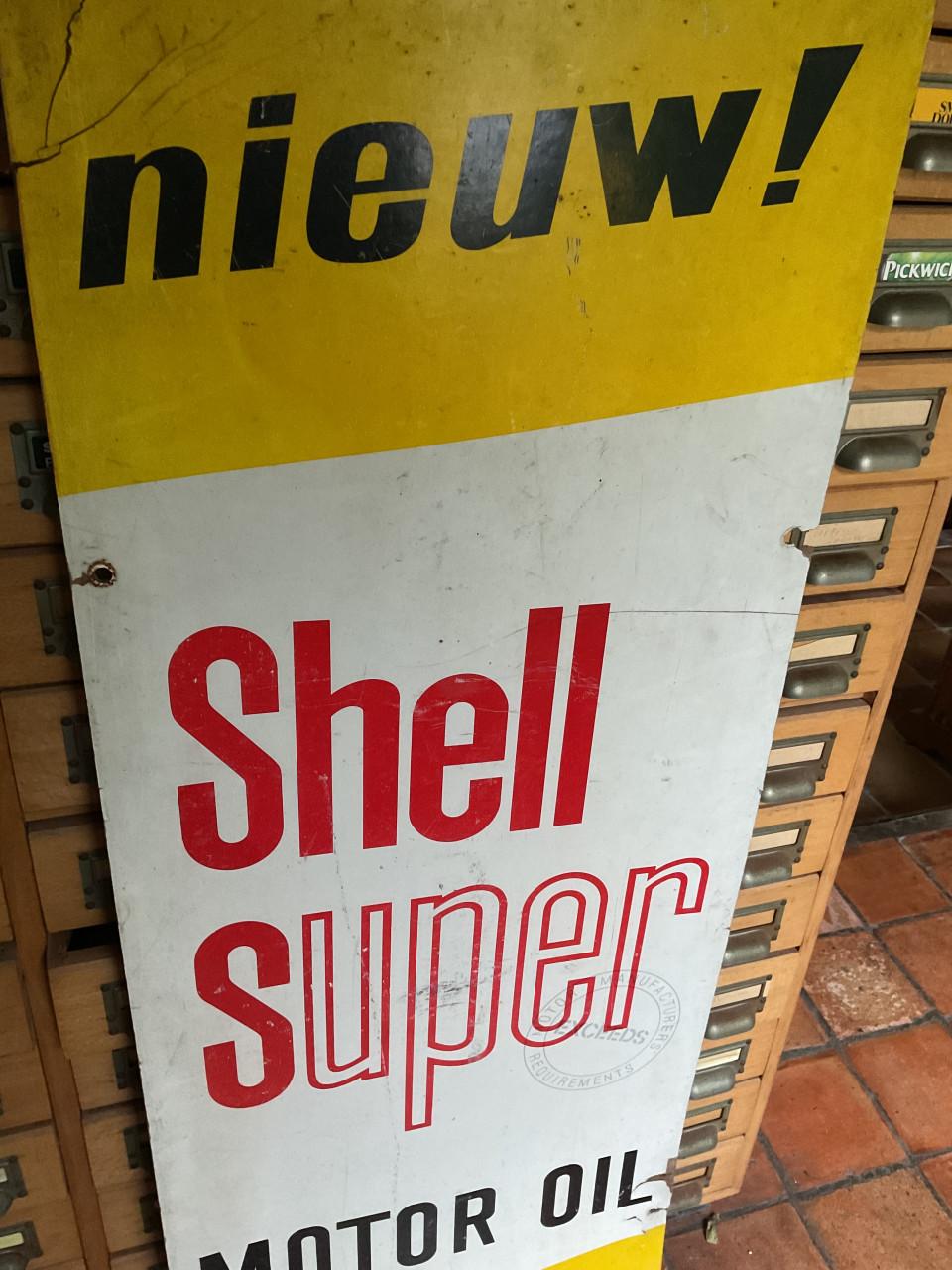 Vintage bord van Shell