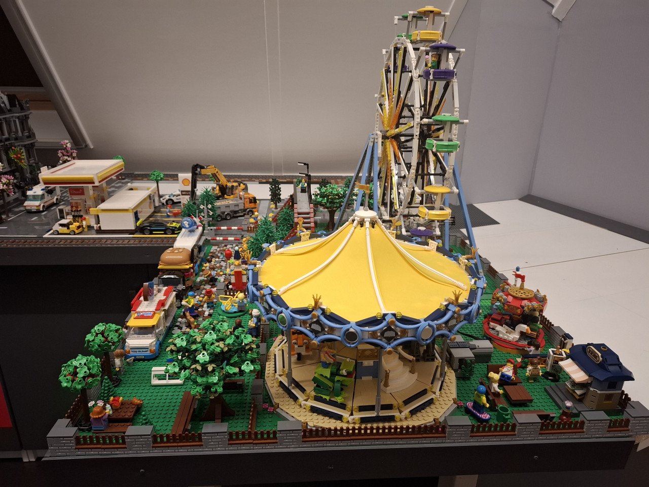 Lego creator kermis 10247 + 10257 en toebehoren