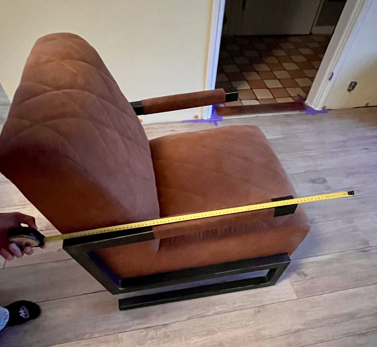 Stoere heerlijk zittende fauteuil