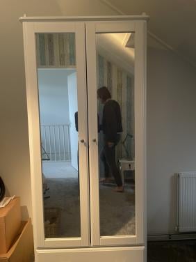 Kledingkast Wit hout