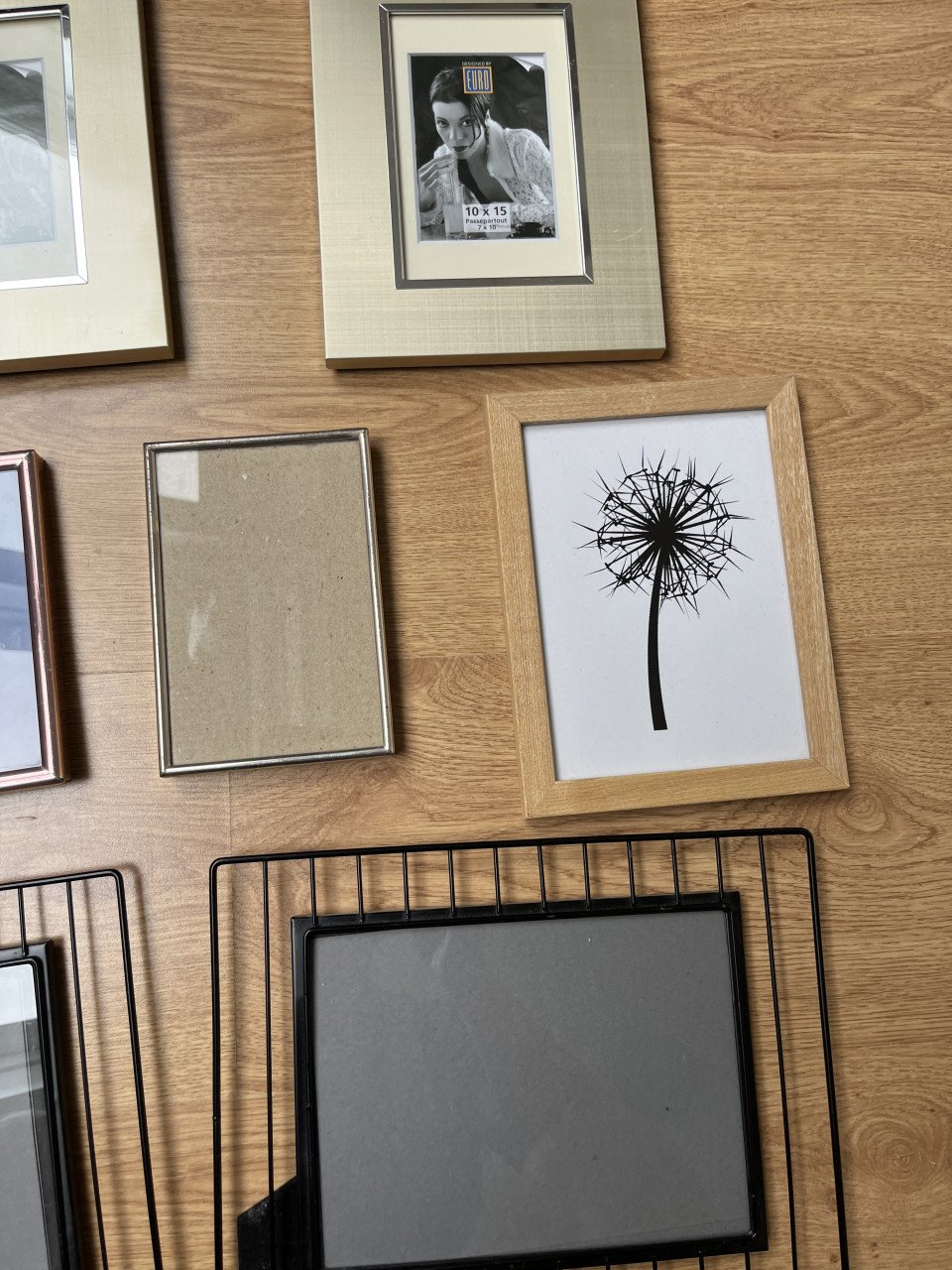 15 fotolijstjes, diverse afmetingen