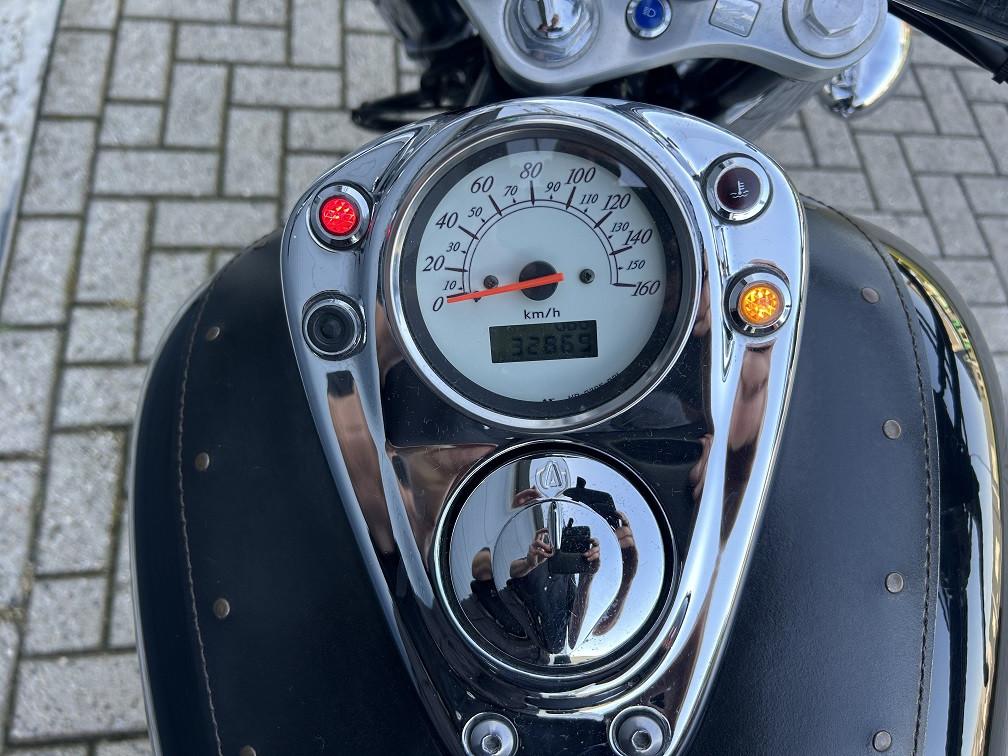 **VERKOCHT** Honda VT750C2, 1999, 32 dkm, lederen koffers, sissybar €3500,-