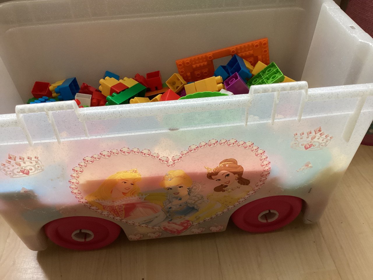 Bak met Blokken en accessoires
