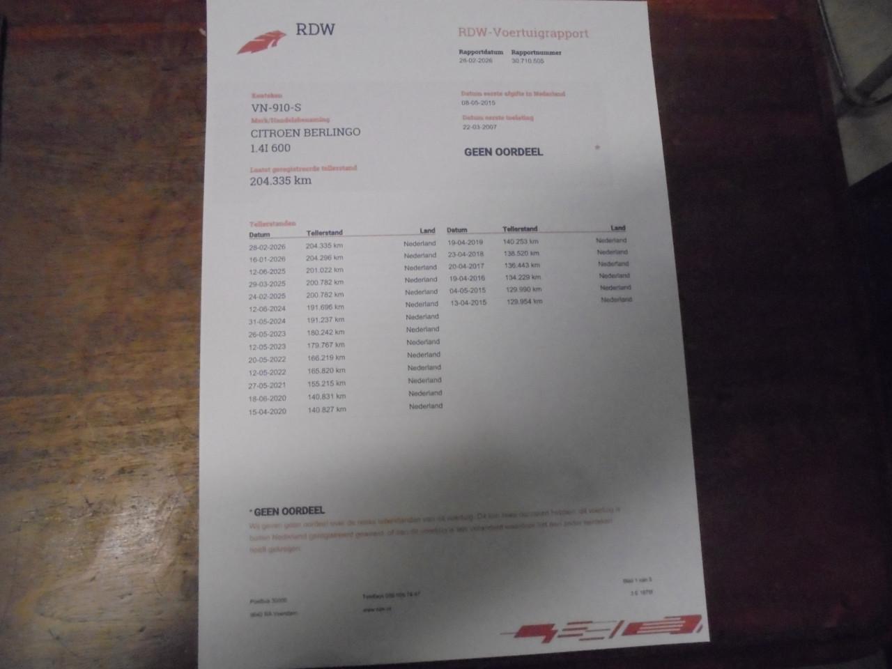 Berlingo 1.4i grijskenten benzine uitvoering ,aantrekkelijk in de kosten