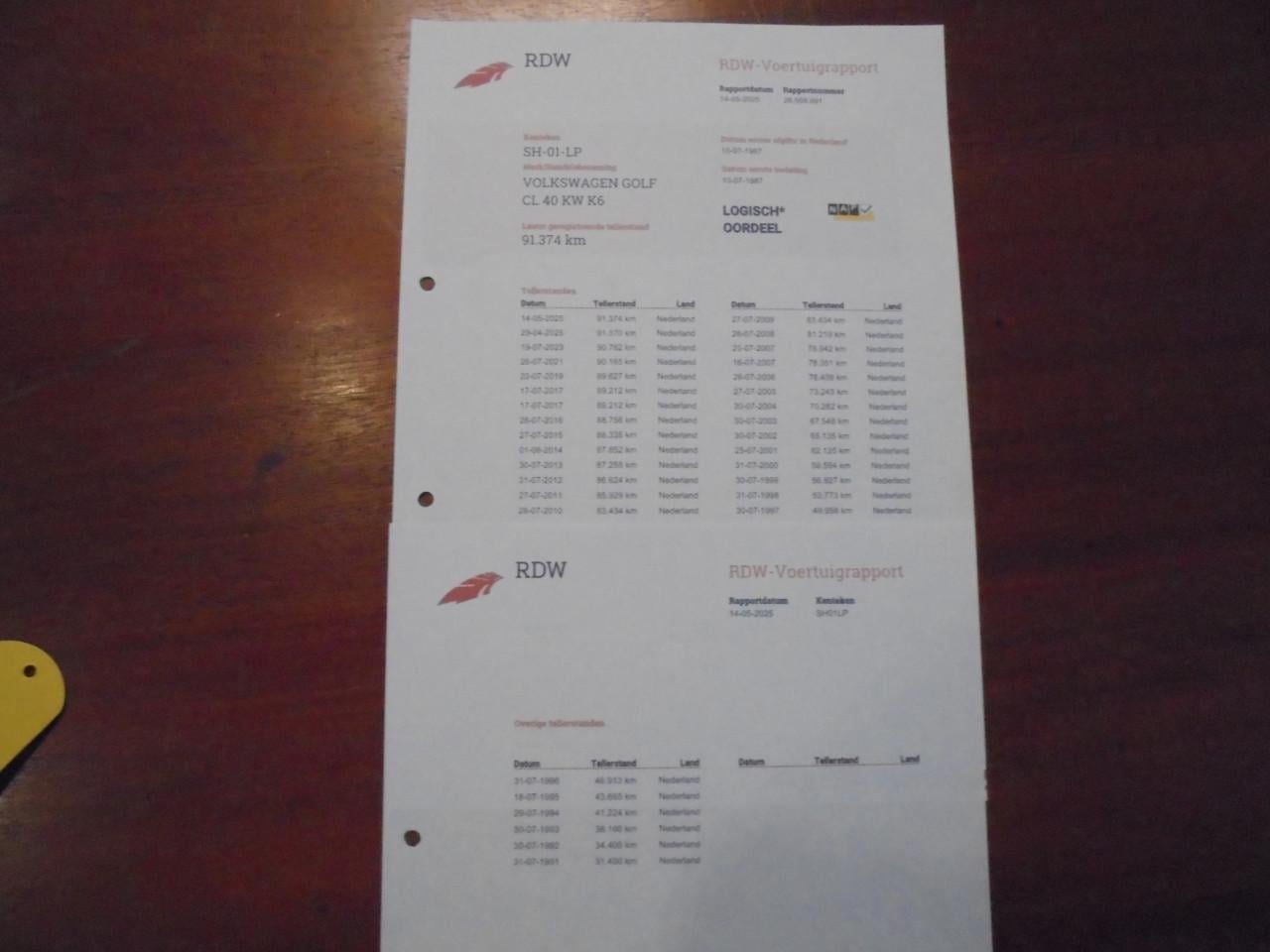 Golf 1.3 C UNIEK EENMALIG TE KOOP Bouwjaar 1987 in unieke conditie