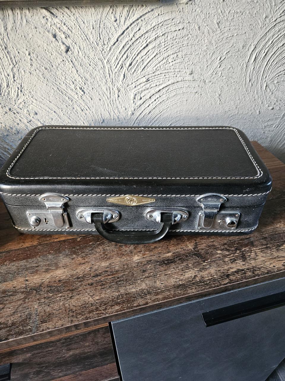 Mooie vintage Hsinghai Bes-klarinet met koffer -
