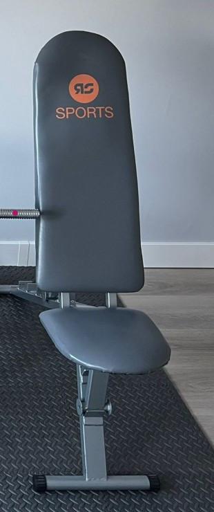 Halterbank + Verstelbaar Squat / Bankdruk Rack