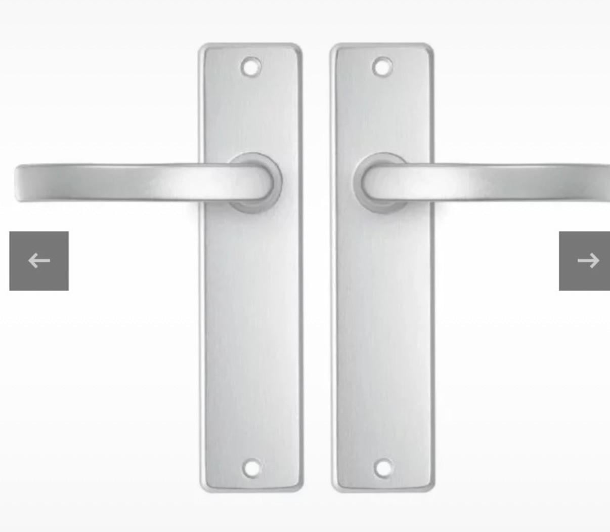 AXA Edge deurklinken zilver 5 stuks