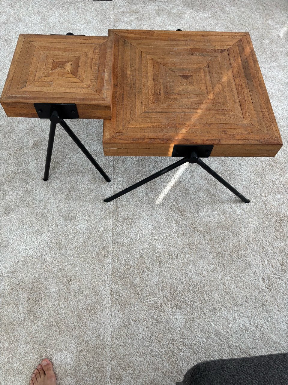 Industrieel salontafel