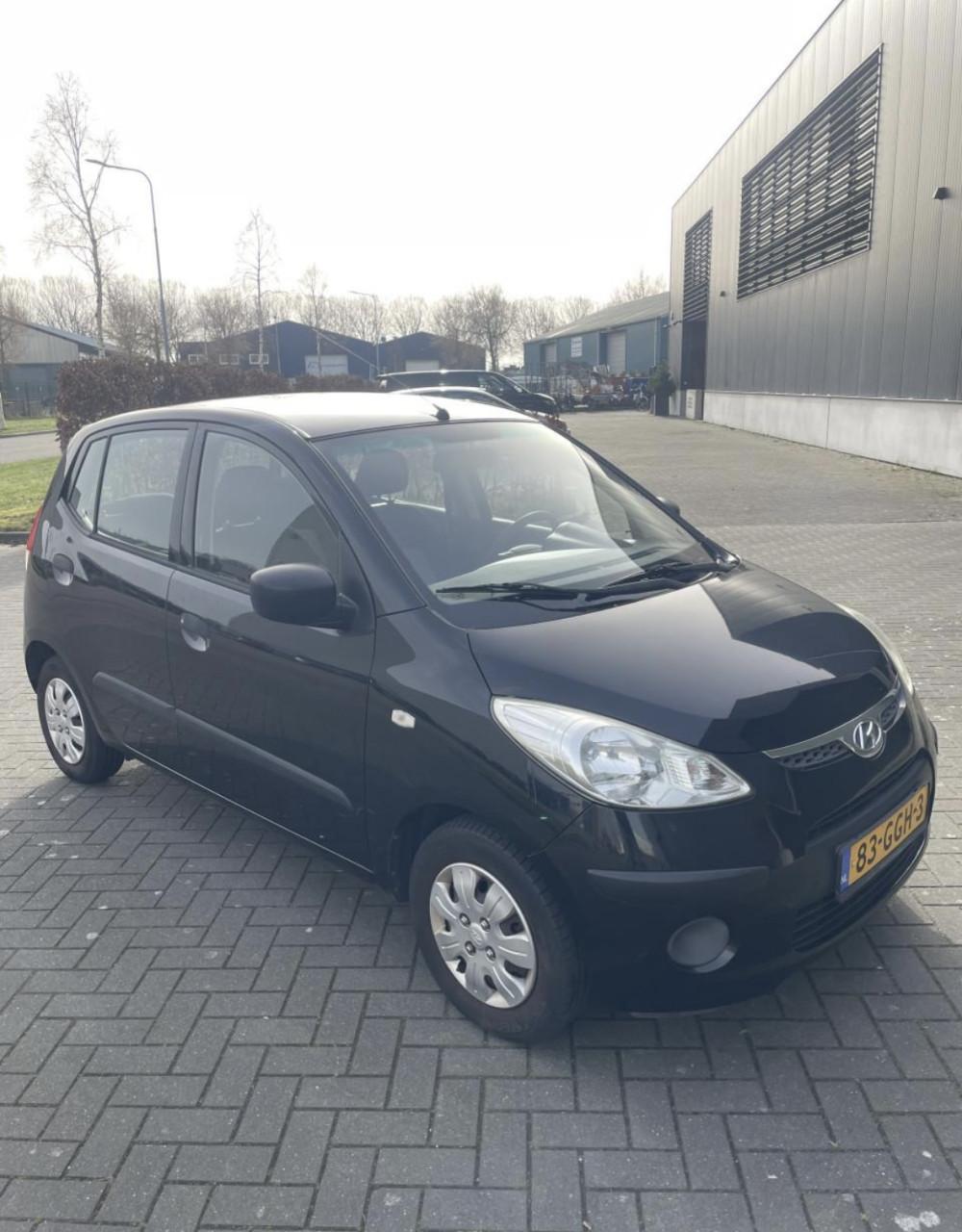 Hyundai i10 1.1 I 5DR 2008 Zwart | NAP | 69.646 KM NAP