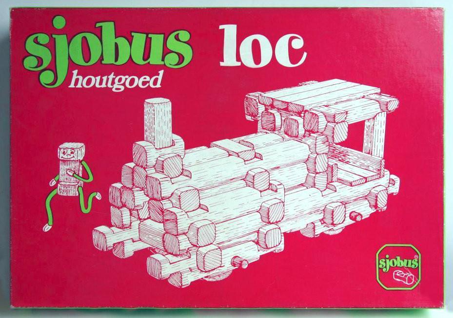Opbergbox met houten blokken