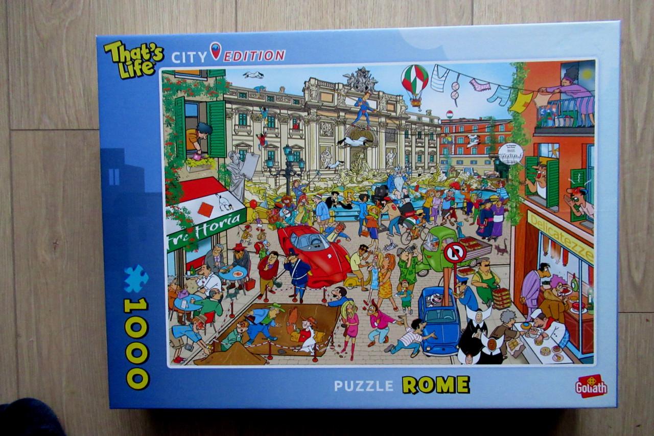 2 legpuzzels city edtion Lissabon en Rome