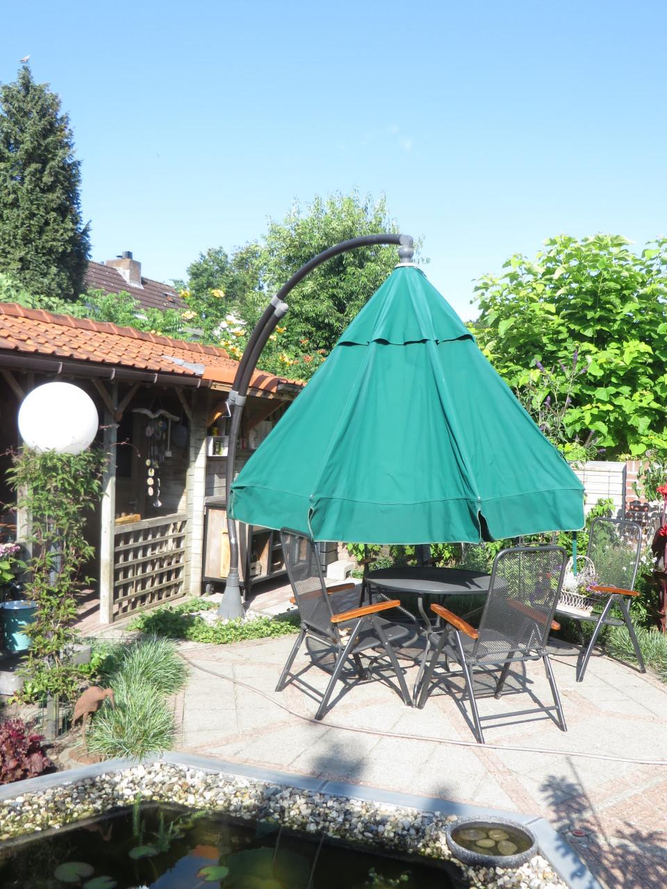 Parasol dia 340 cm. Merk Easy Sun