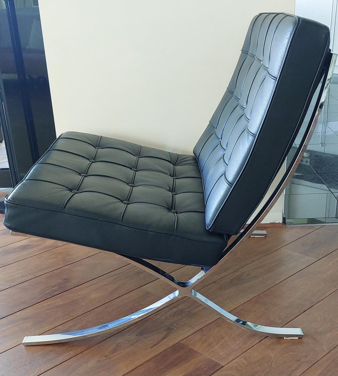 Barcelona fauteuil (replica) twee stuks