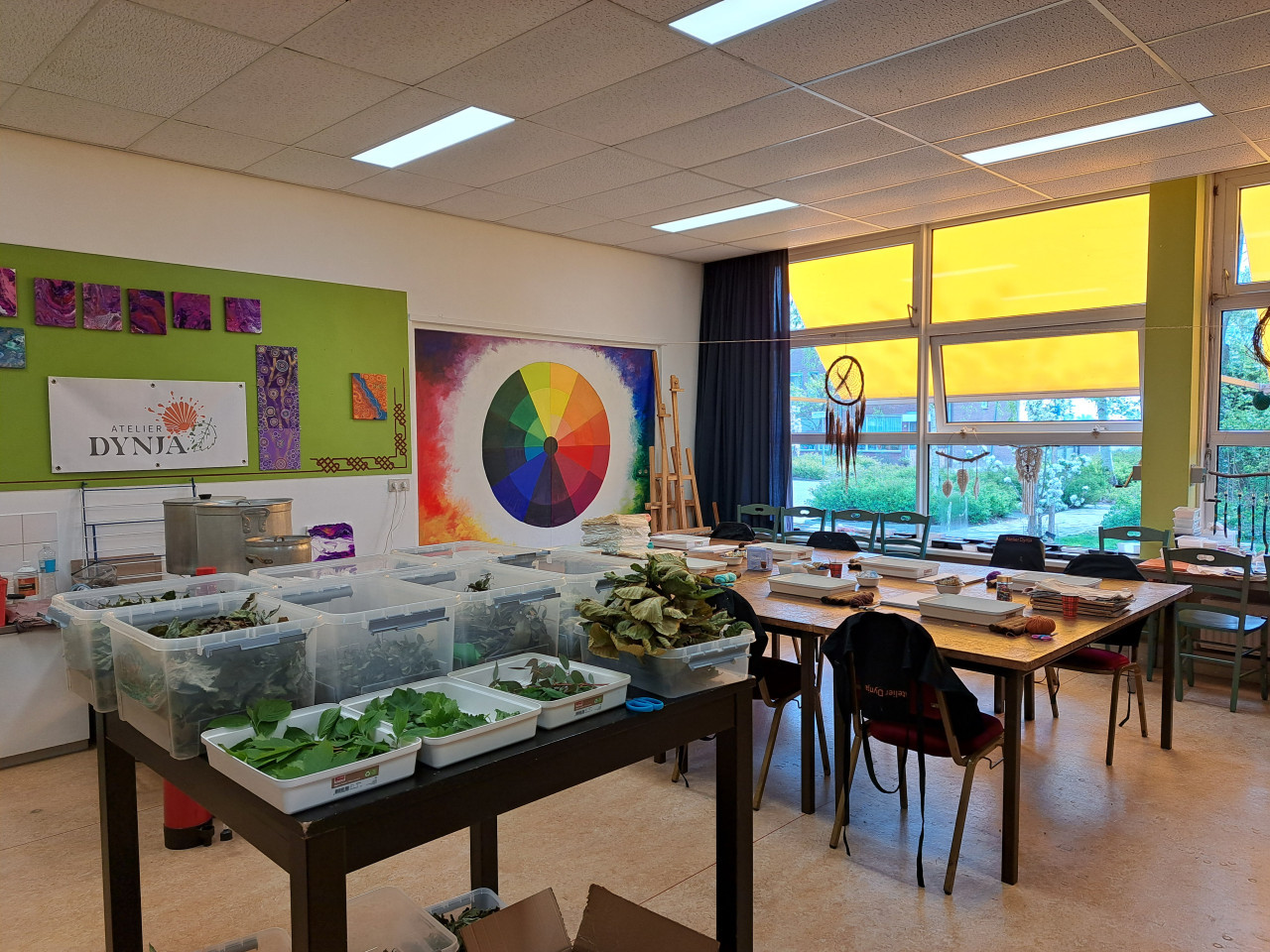 Ecoprinten workshop vrijdag 2 mei Noordgouwe