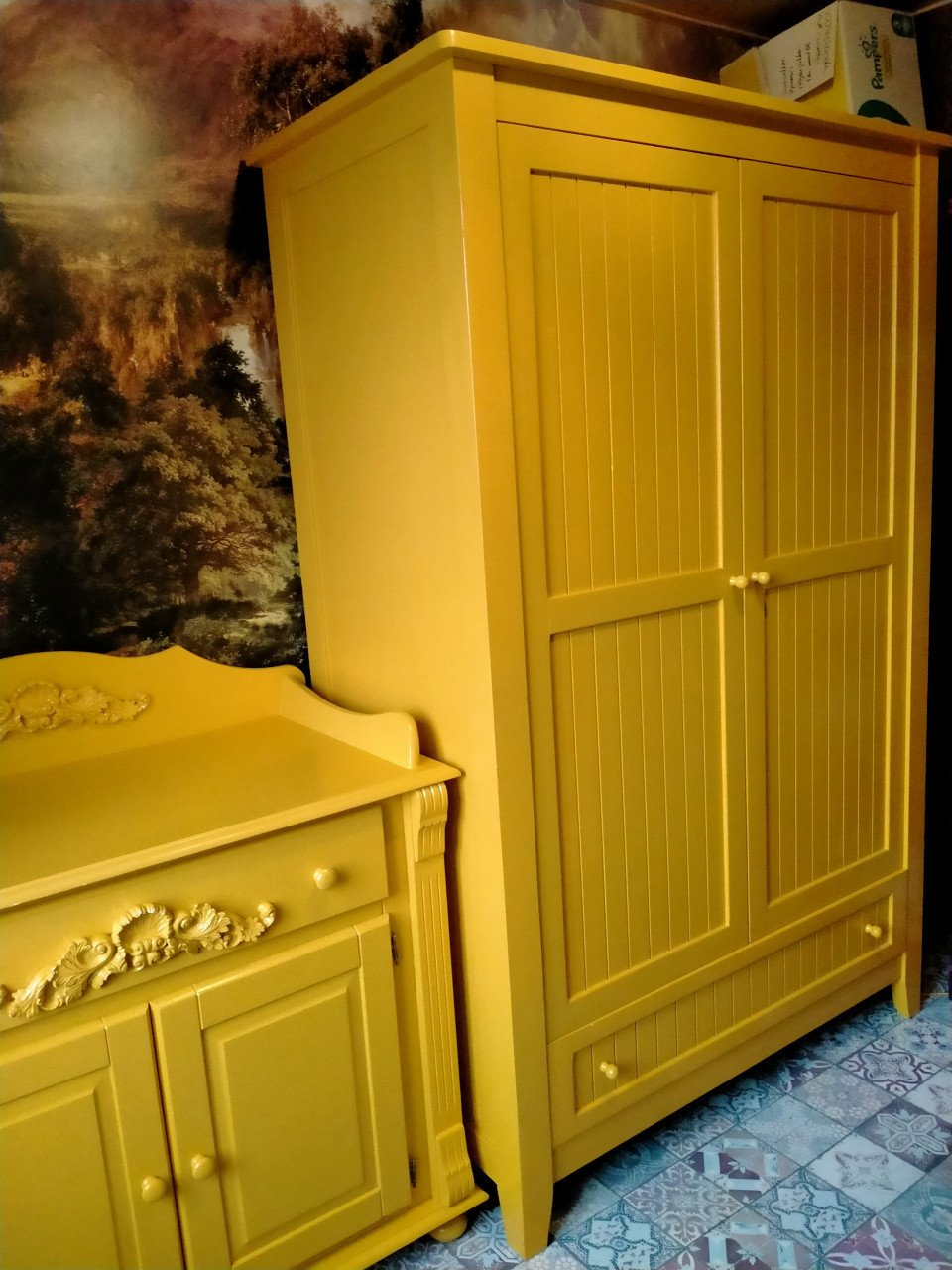 Commode en ledikant
