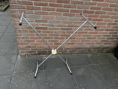 Vintage inklapbaar droogrek, Leifheit Classic.