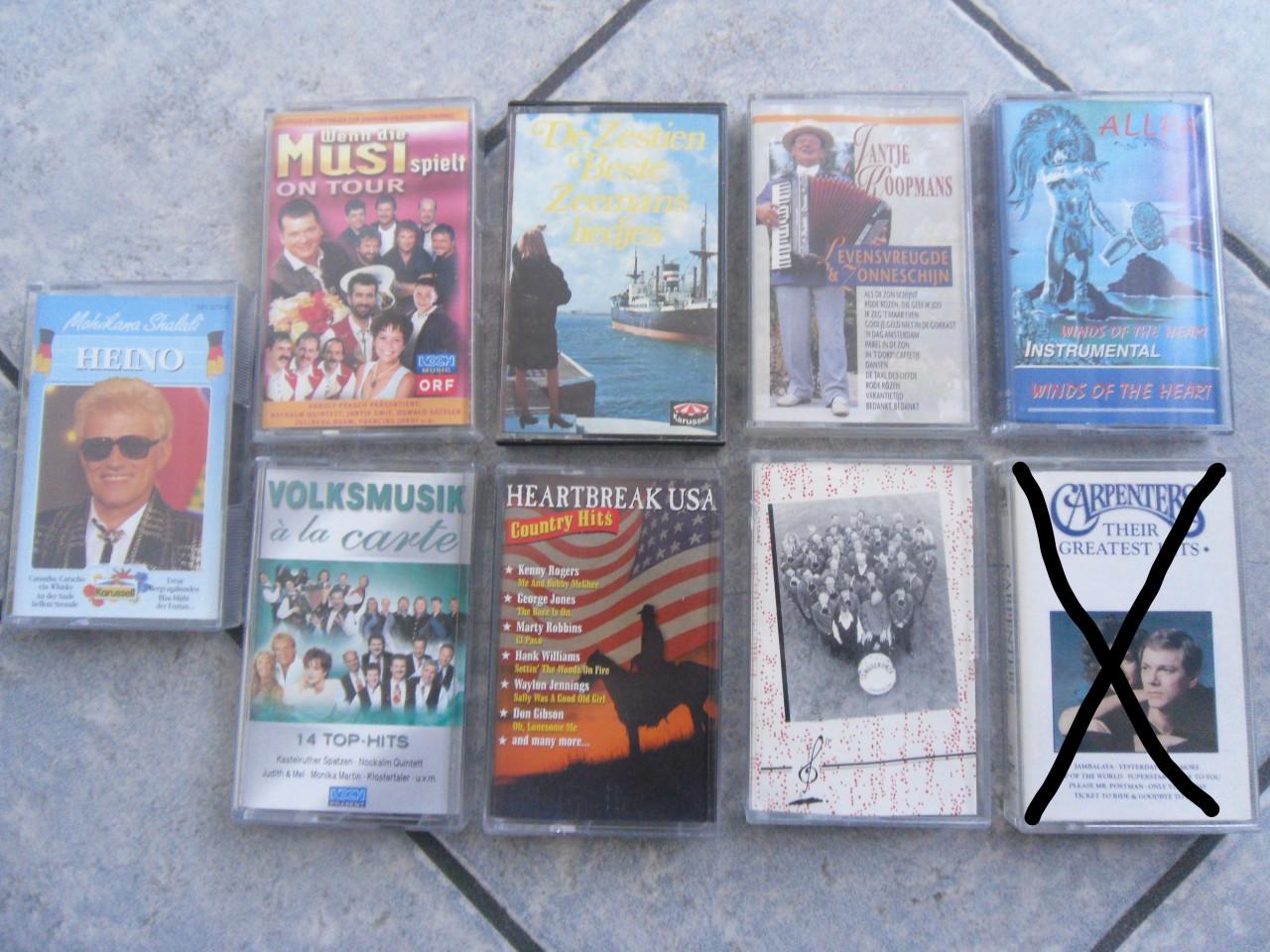 2 X VOICE OF HOLLAND SONGS NIEUW 2012 + CASETTE BANDJES