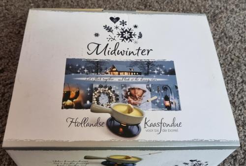 KAAS FONDUESET voor 4 personen (leuk als cadeau)