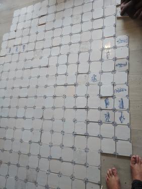 Deftse tegels antiek 18de eeuwse witjes