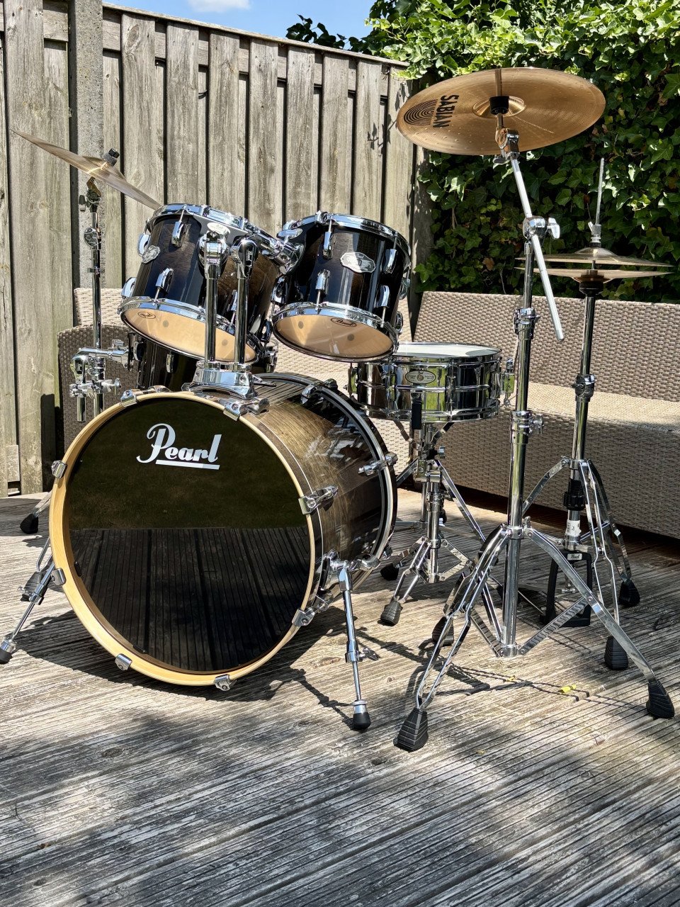 Compleet professioneel pearl vision drumstel