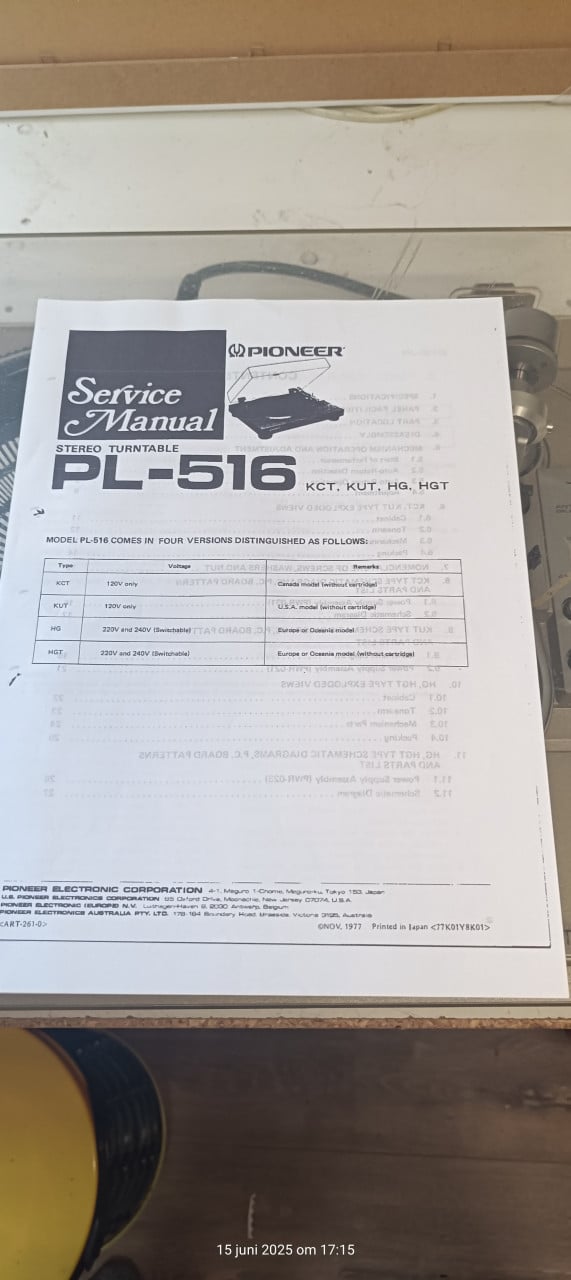 Pioneer PL-516