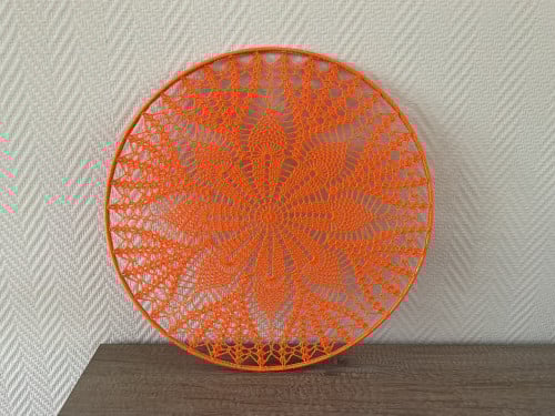 Oranje Mandela 40cm doorsnee