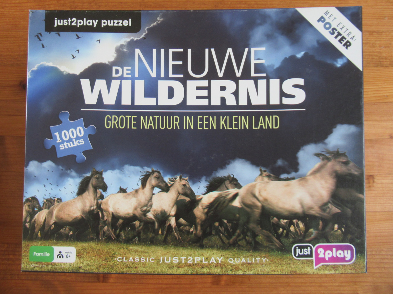 6 leuke volledige puzzels van 1000 stukjes