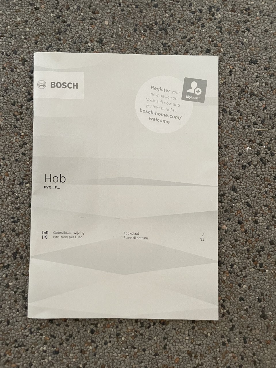 Bosch Inductiekookplaat Zwart PVQ775FC5E