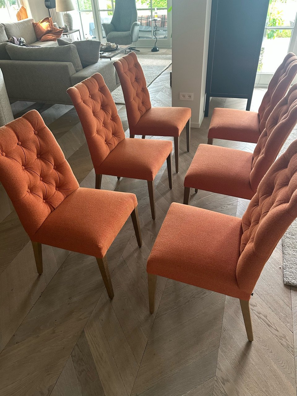 6 Eetstoelen