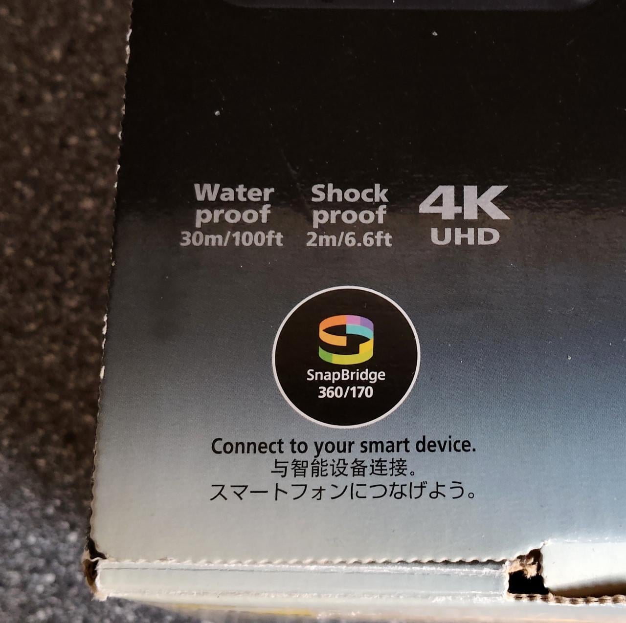Nikon KeyMission 360 4K 360 graden camera.