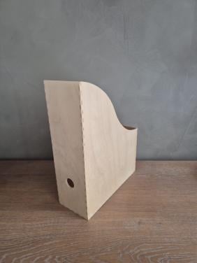 Houten tijdschriftcassette
