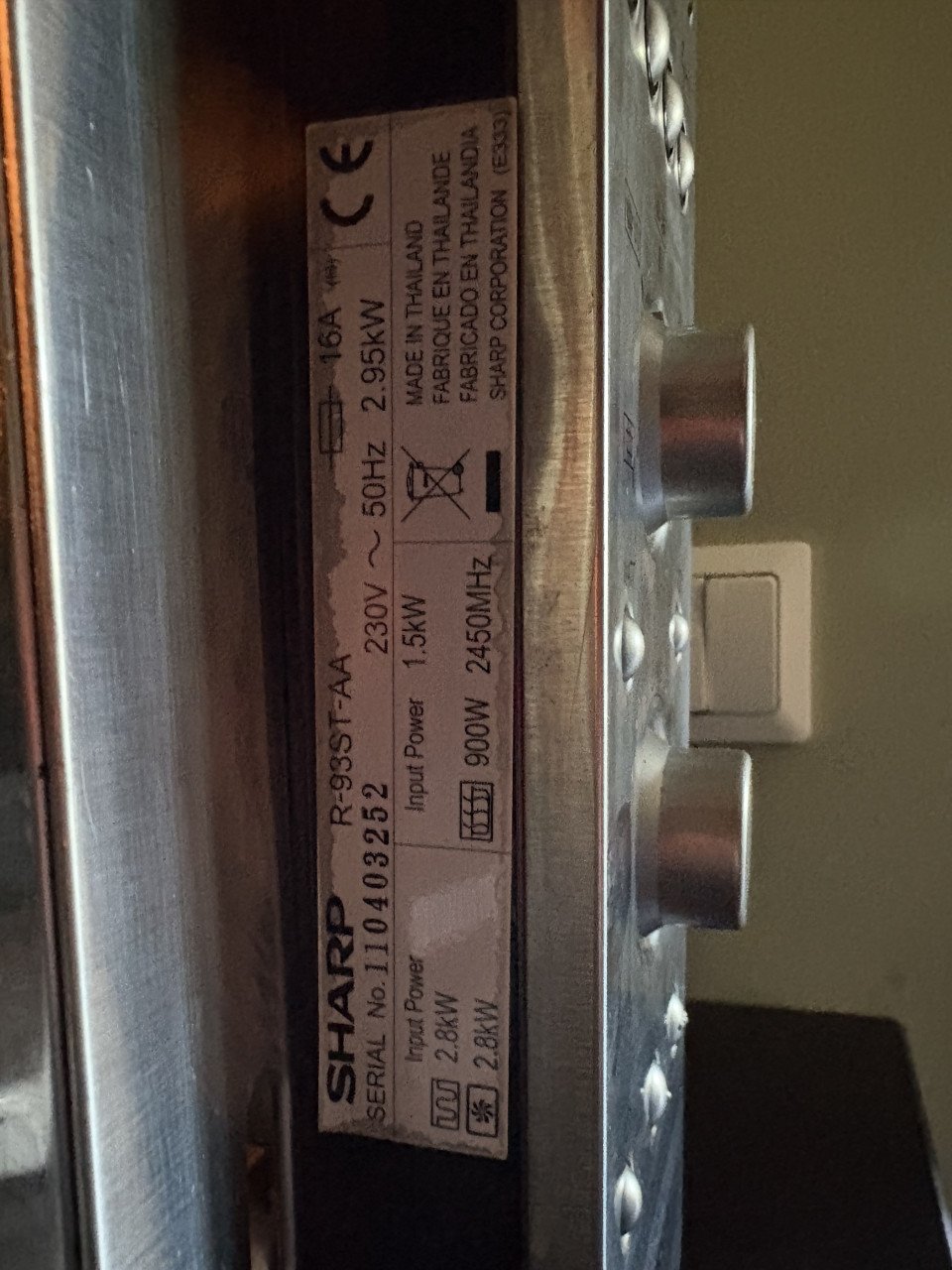 Sharp R-93ST AA,  Combi grill oven magnetron 40(!) liter!