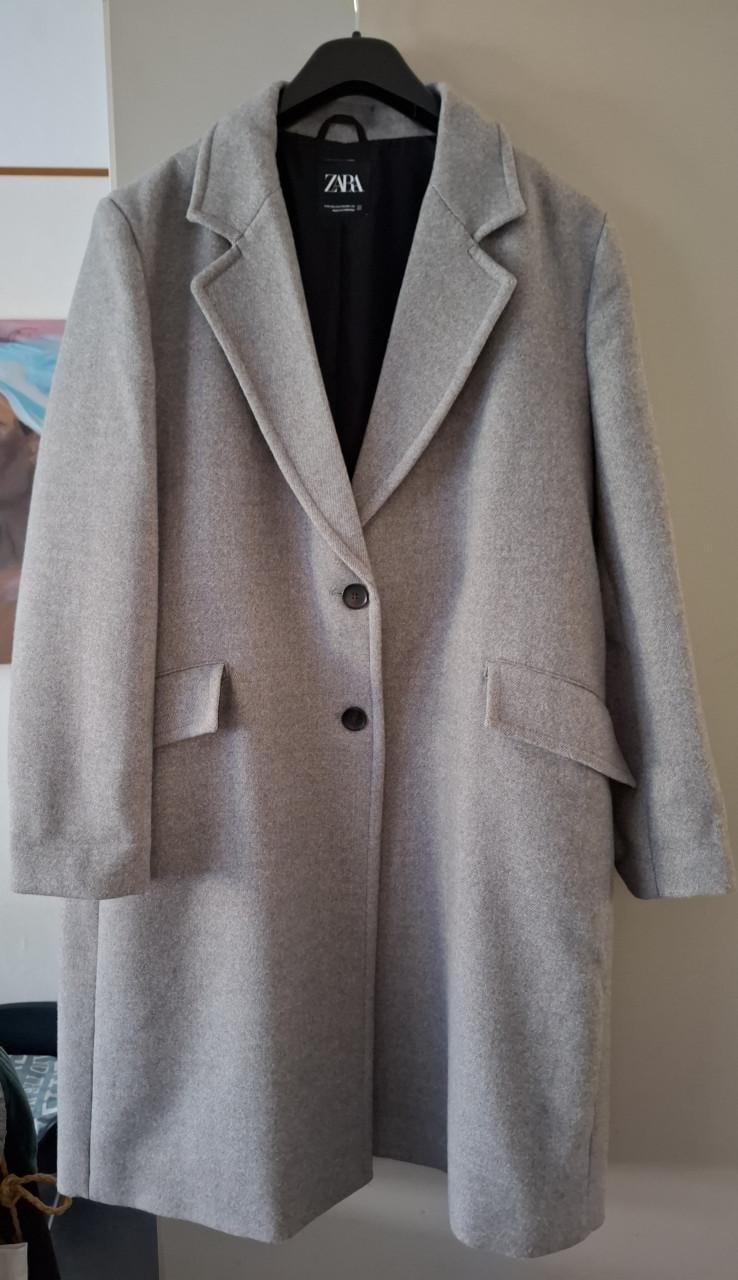 Wintermantel grijs maat xxl  van ZARA