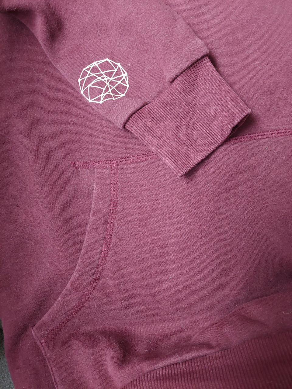 Unisex Hoody bordeauxkleur maat small C&A