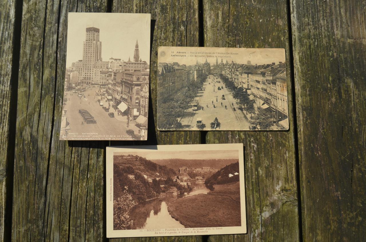 29 Ansichten Geografie Nl en Bel. begin 20e eeuw.