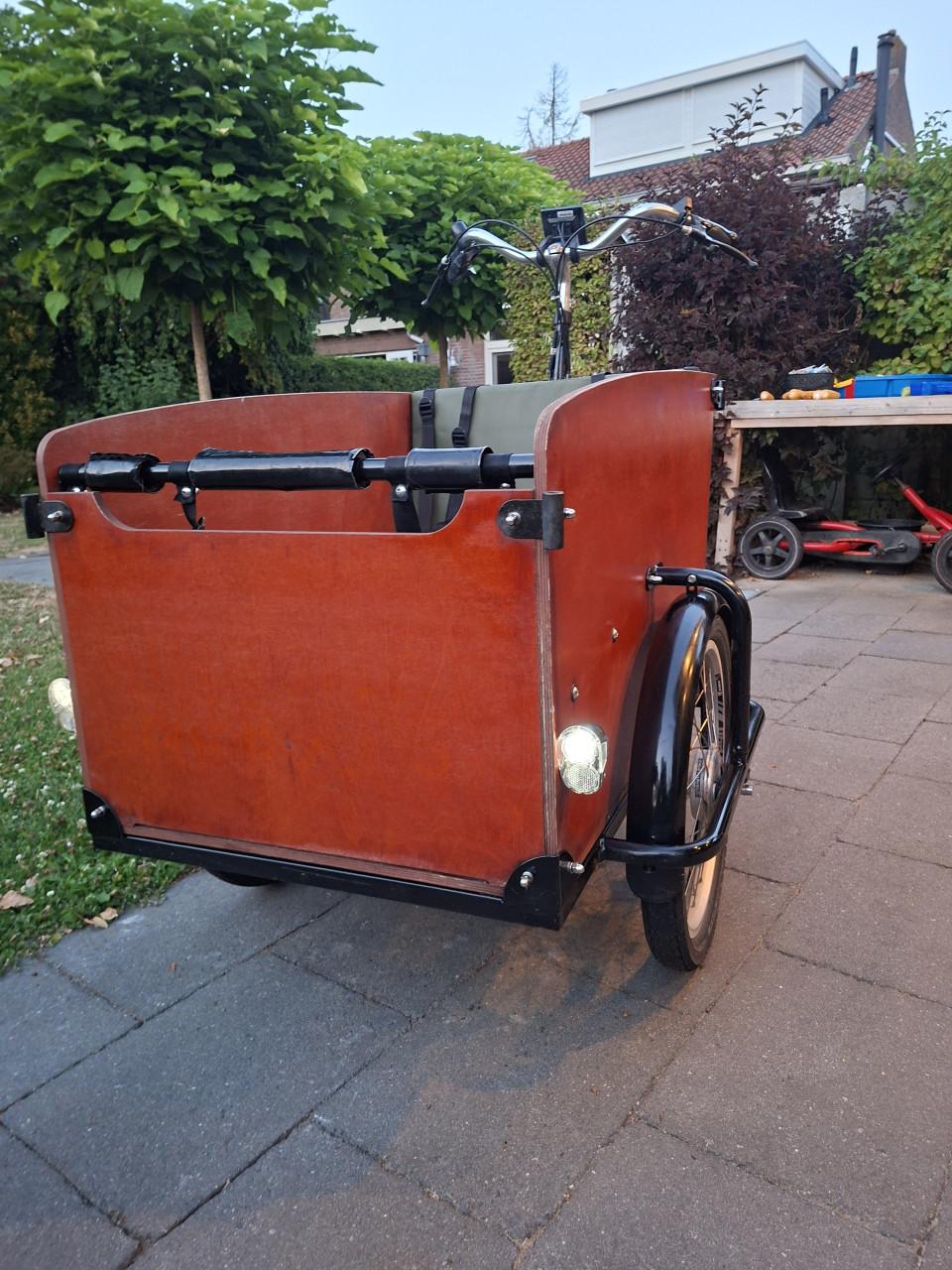 Te koop elektrische babboe big bakfiets.