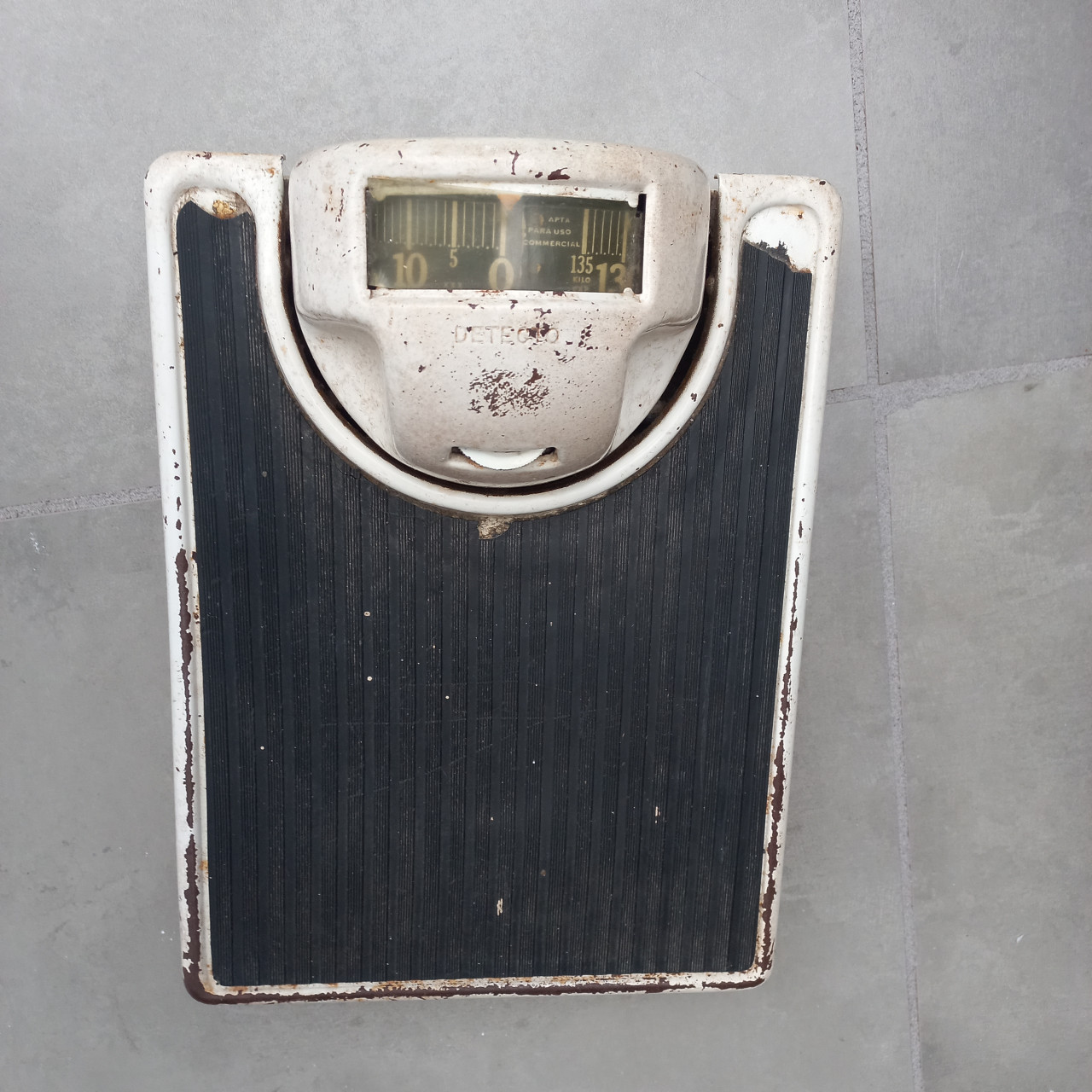 Fintage detecto weegschaal