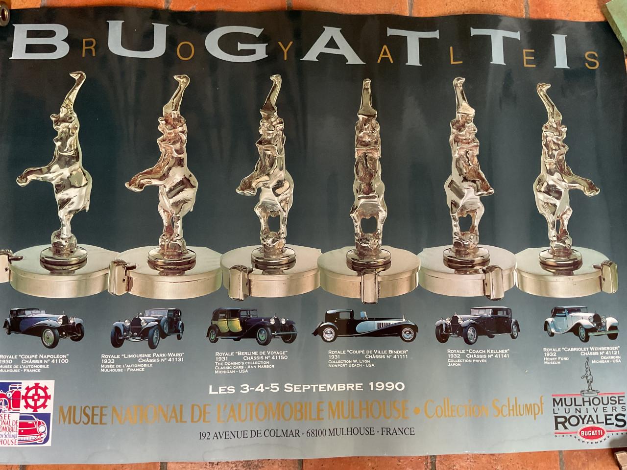 Bugatti tentoonstelling affiche