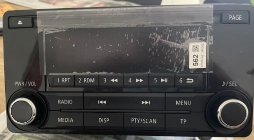 Gloednieuwe autoradio voor Mitsubishi ASX