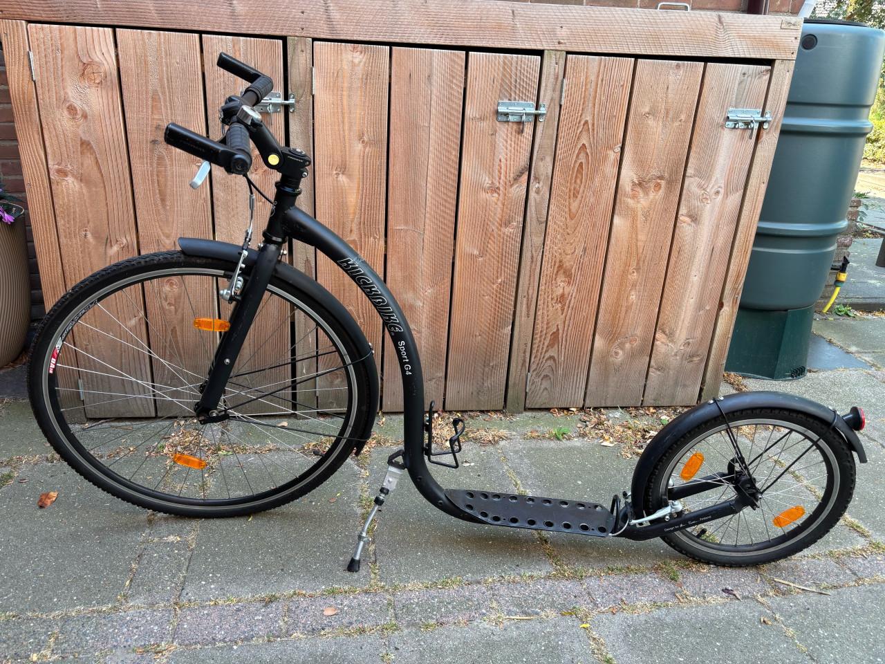 Kickbike Sport G4 step zwart volwassenen