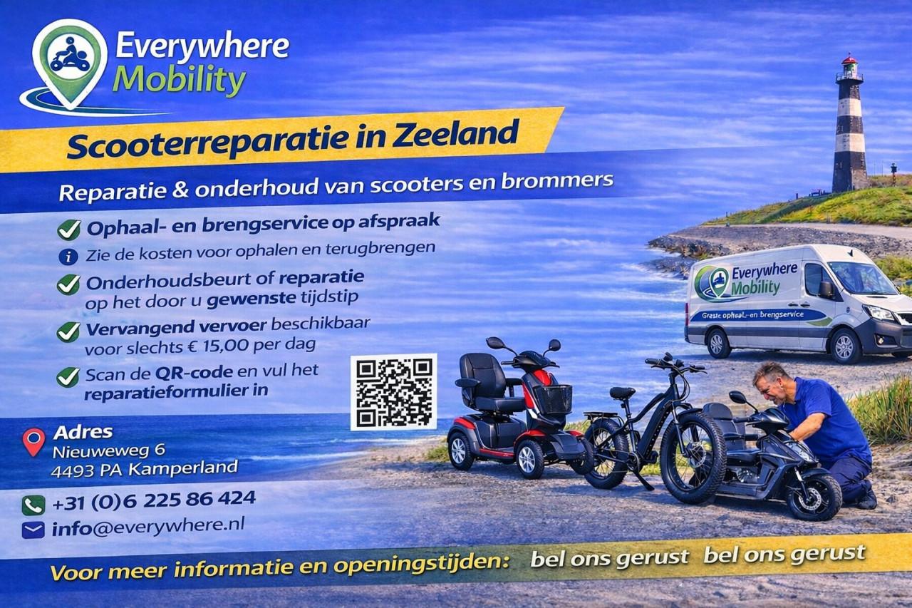 Everywhere Mobility  Scooterreparatie in Zeeland