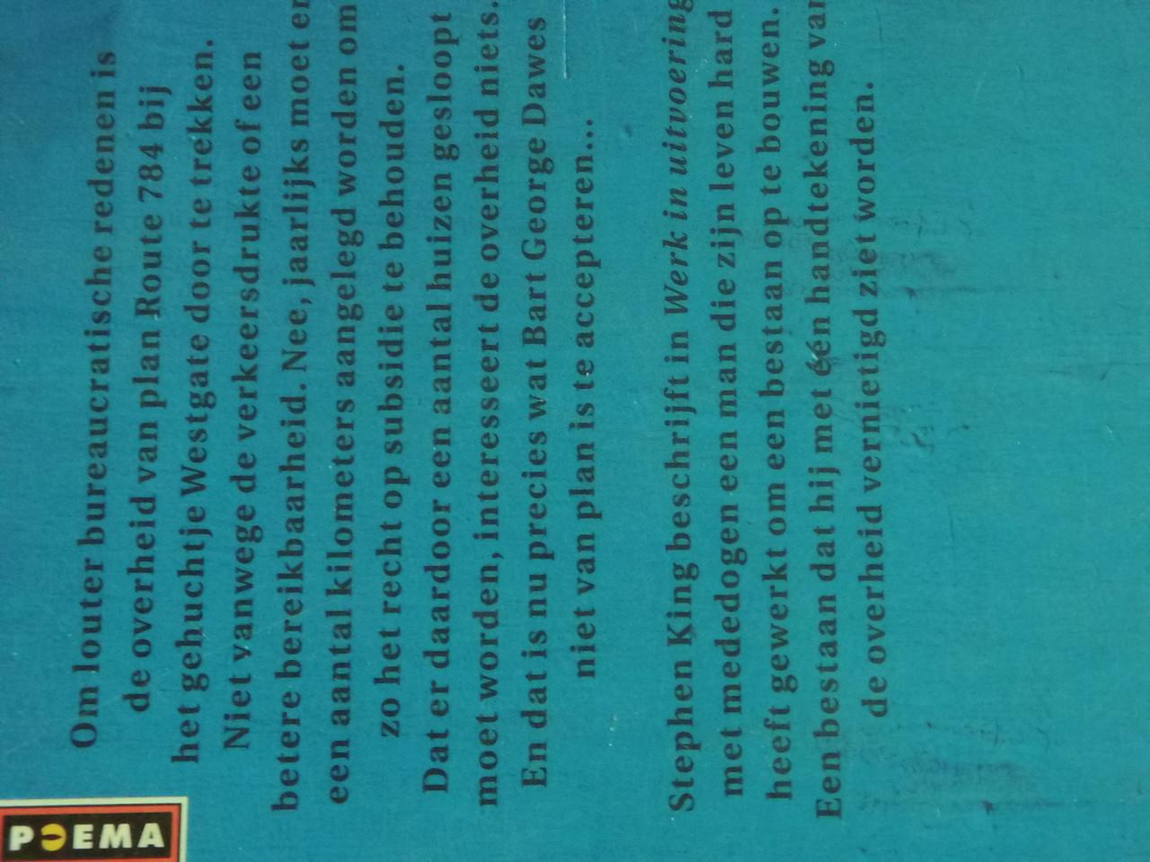 Werk in Uitvoering van Stephen King.