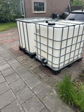 Ibc te koop Bezorgen mogelijk kranen en uv doek