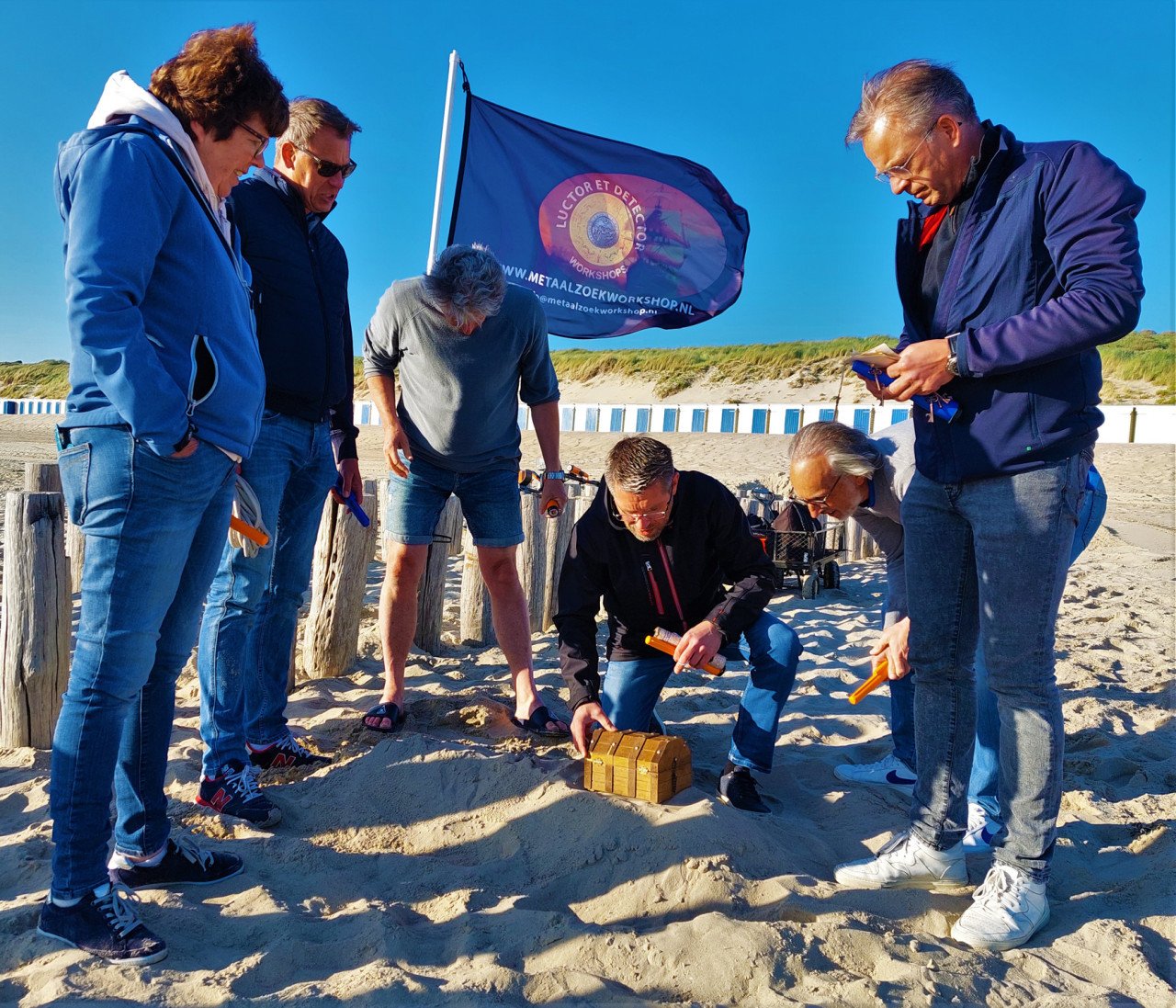 Persooneel- en teambuilding metaaldetectie activiteiten