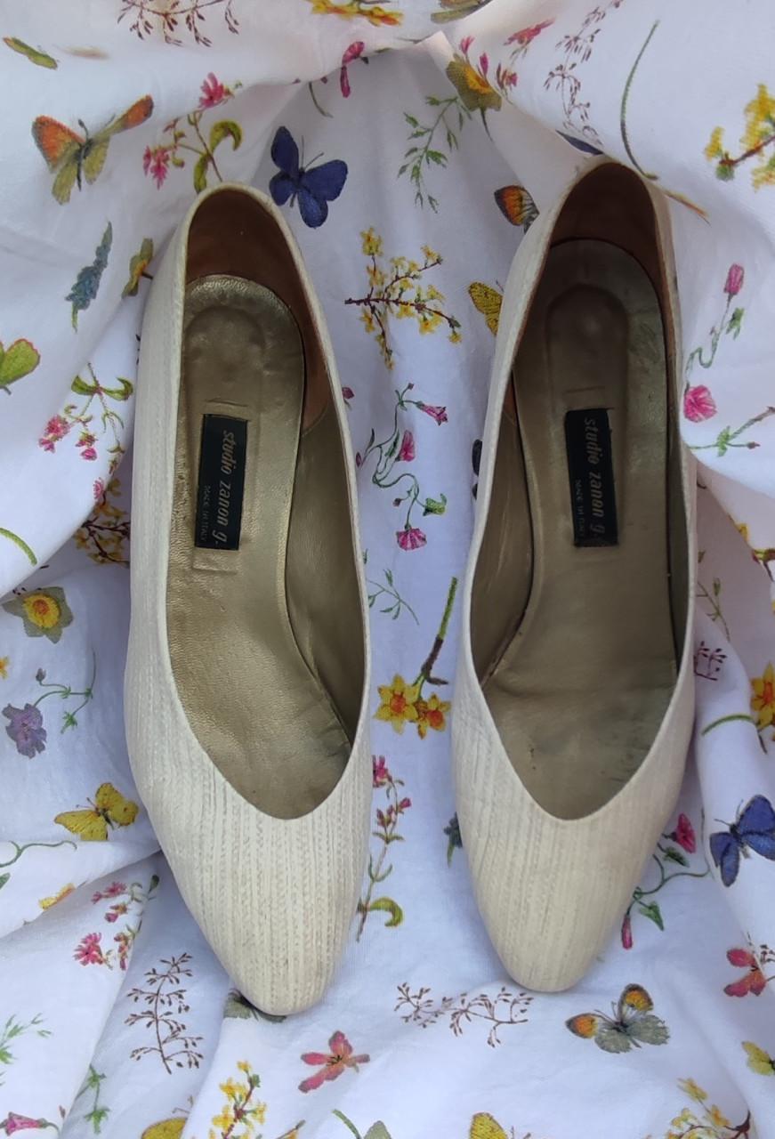 Dames Studio Zanon pumps maat 42.5, weinig gedragen, beige