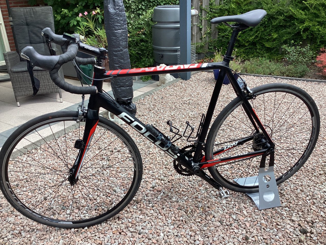 Nette Racefiets Focus Cayo XL, 60 cm, c/t aluminium frame, carbon voorvork.
