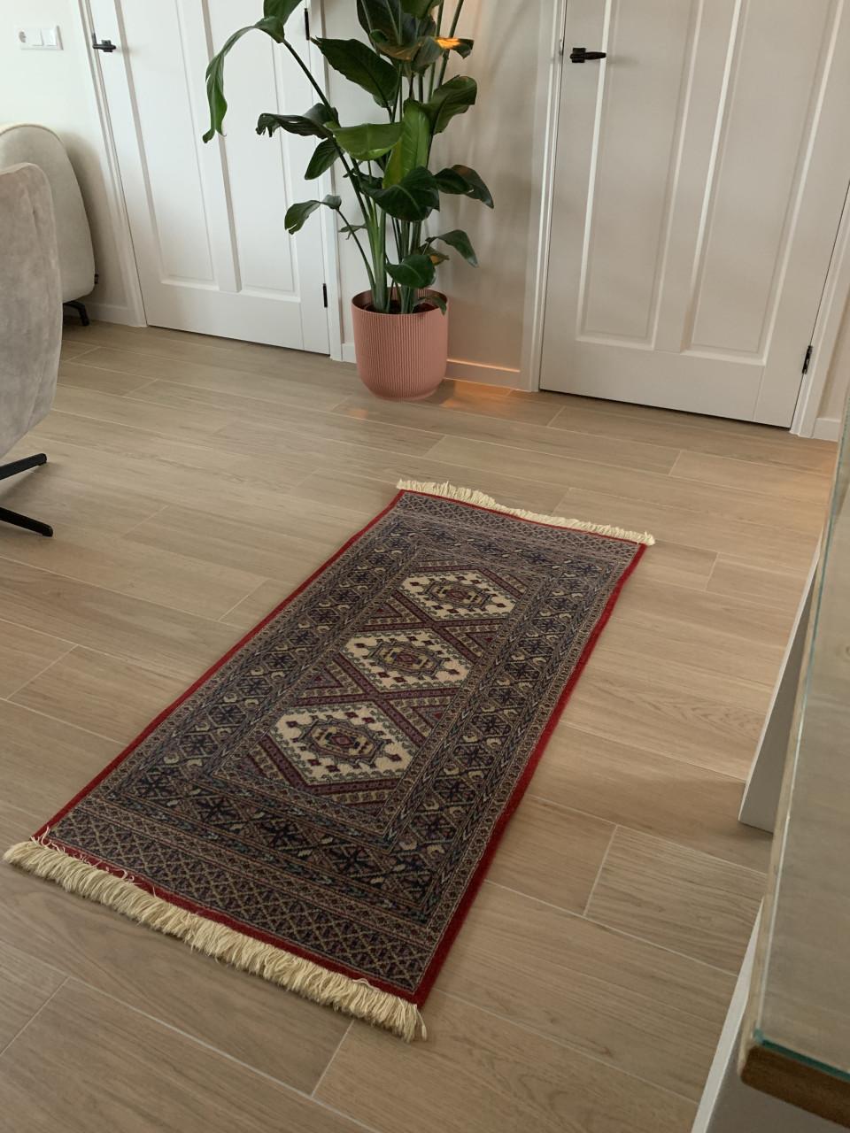 💖Super Schattig Handgeknoopt Vintage Vloerkleedje Louis de Poortere💖