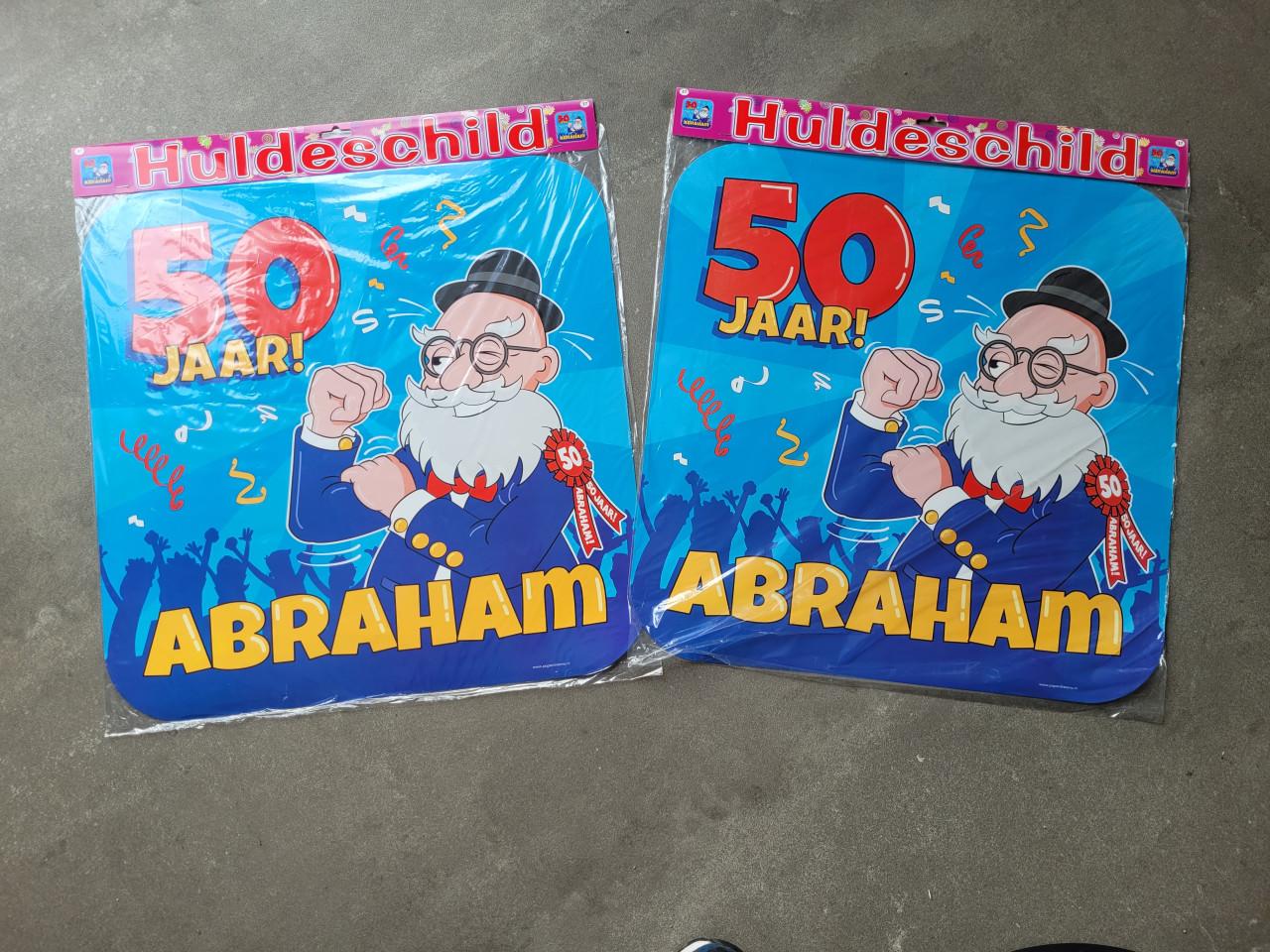 Huldeschild Abraham, 2 stuks